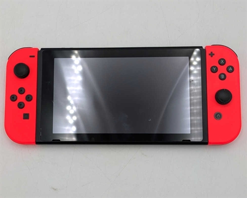 Nintendo Switch - Neon Red Joy-Cons - Konsol - 2017 Model - SNR XAJ40007302868 (B Grade) (Genbrug)